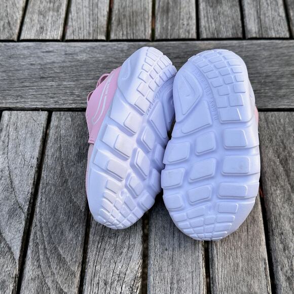 Nike Flex Runner 2 Pink White Toddler Slip-On Shoes Size 6C DJ6039-600 NEW - Picture 9 of 12